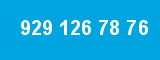 929 126 78 76